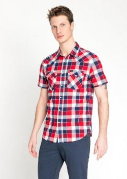 Lee® Short Sleeve Western Shirt - Bright Red